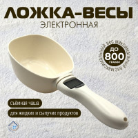 Весы кухонные электронные в форме мерной ложки до 800 грамм - фото - 4
