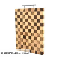 Разделочная доска бамбук 25*38 - фото - 1