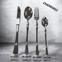 Ложки (6 шт.), вилки (6 шт.), чайные ложки (6 шт.), нож (6шт.) - фото - 1