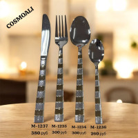 Ложки (6 шт.), вилки (6 шт.), чайные ложки (6 шт.), нож (6шт.) - фото - 1